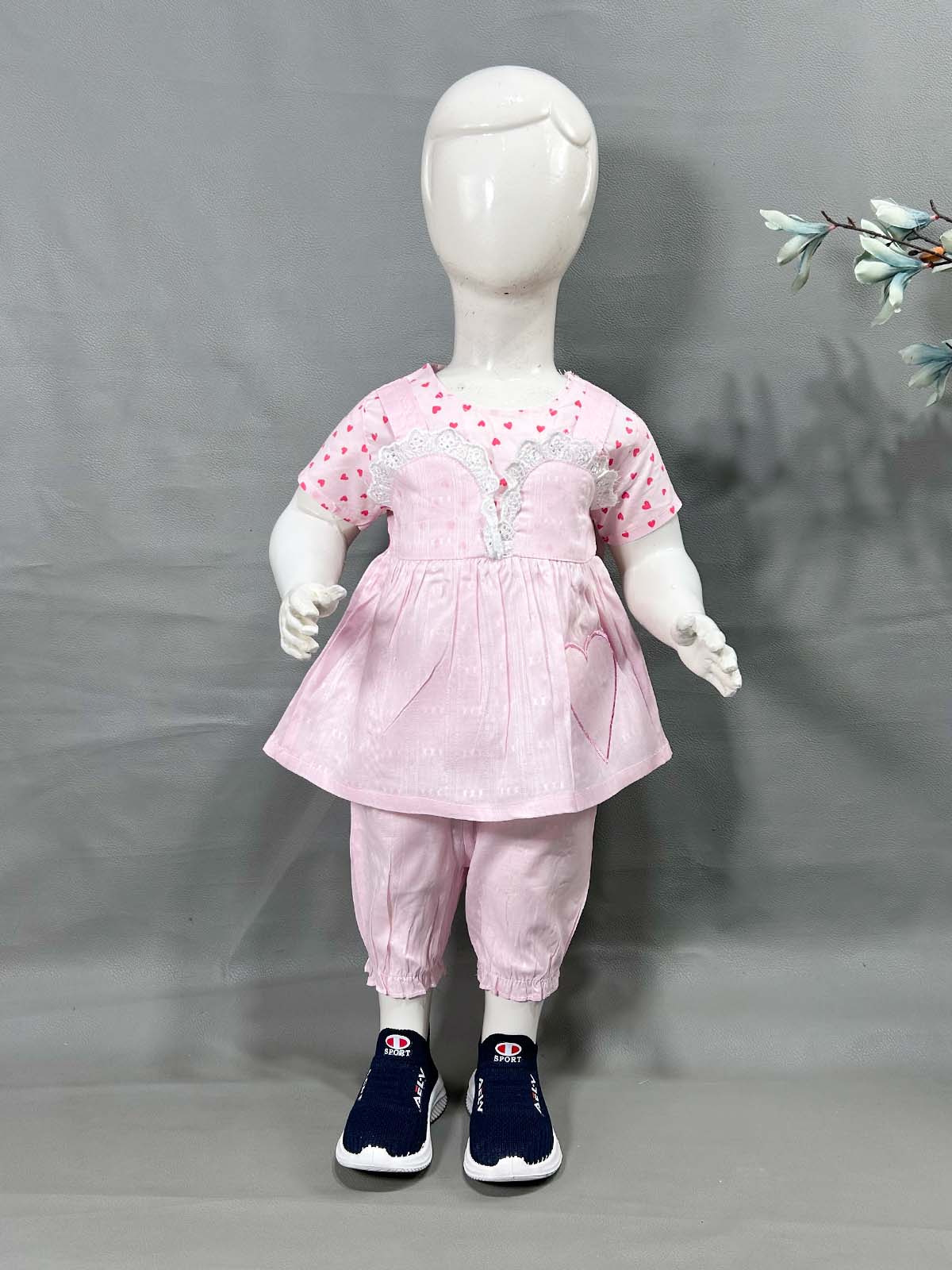 6Mth - 12Mth Pink Suit For Newborns NBS682