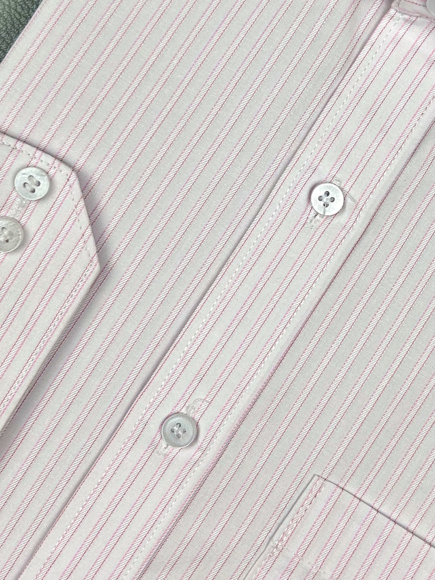 Pink Lines Formal Dress Shirt For Men MFS158