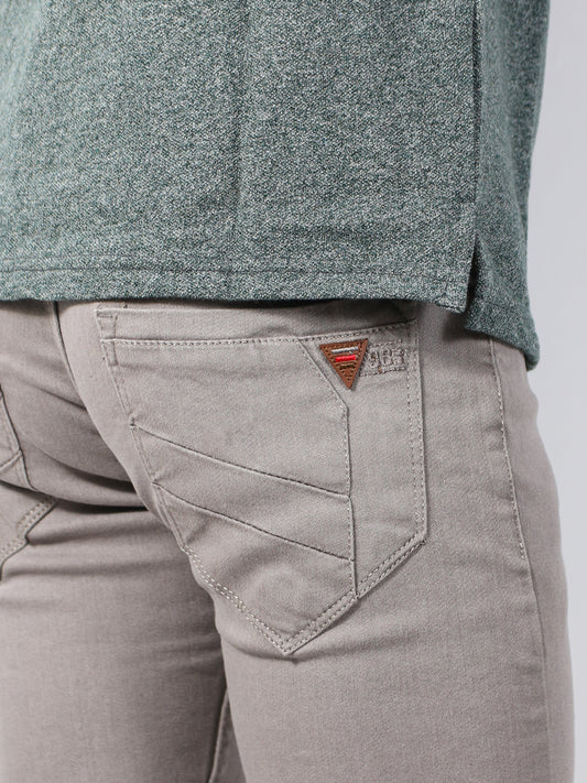 Men's Regular Fit Stretchable Denim Jeans Light Grey 98