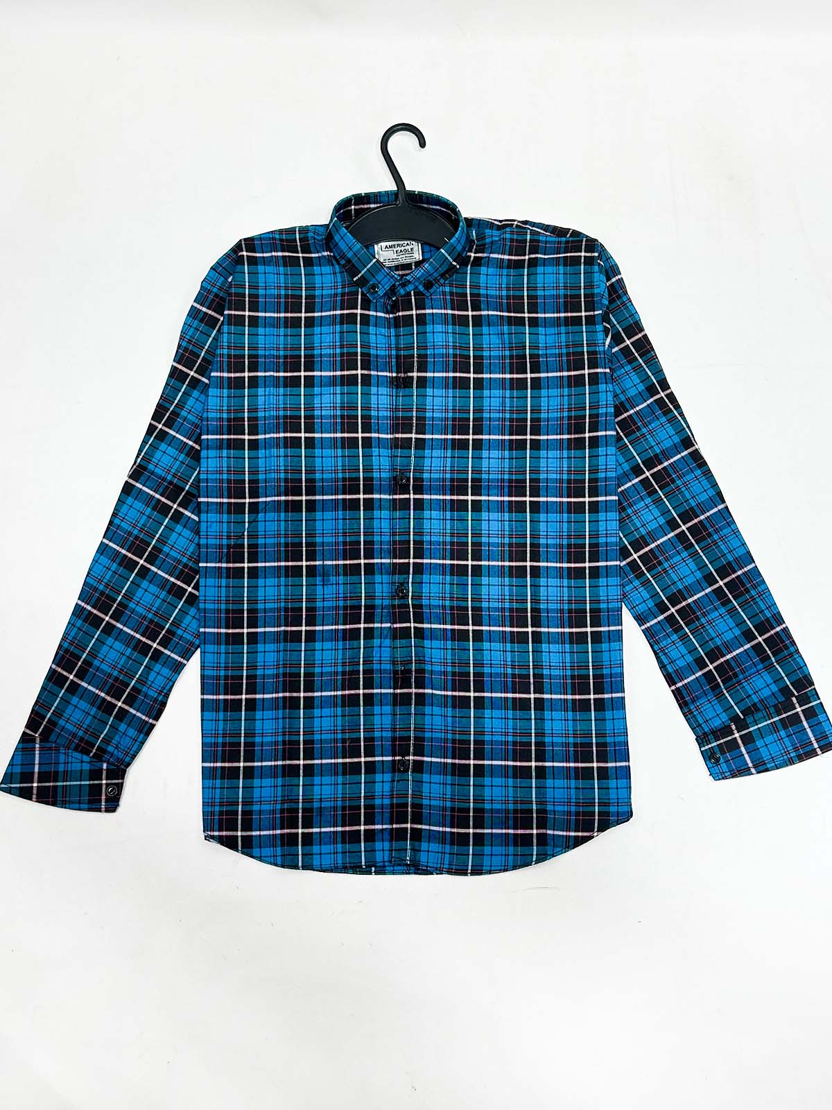 Blue Checks Casual Shirt For Men MCS133