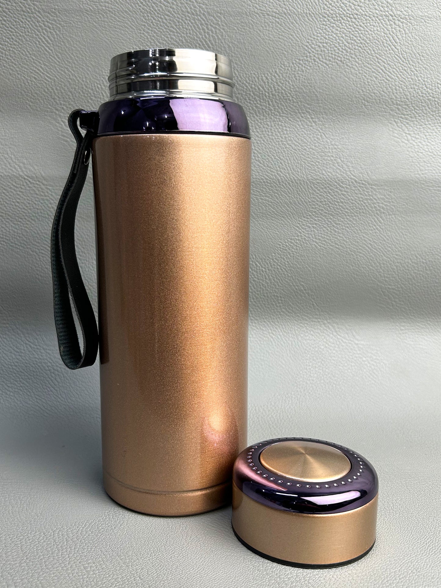 Golden Stainless Steel Vacuum Flask/Insulated Water Bottle D-53