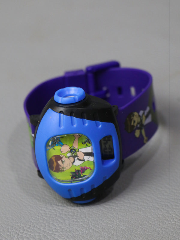 Purple Ben 10 Wrist Watch For Boys KWW20