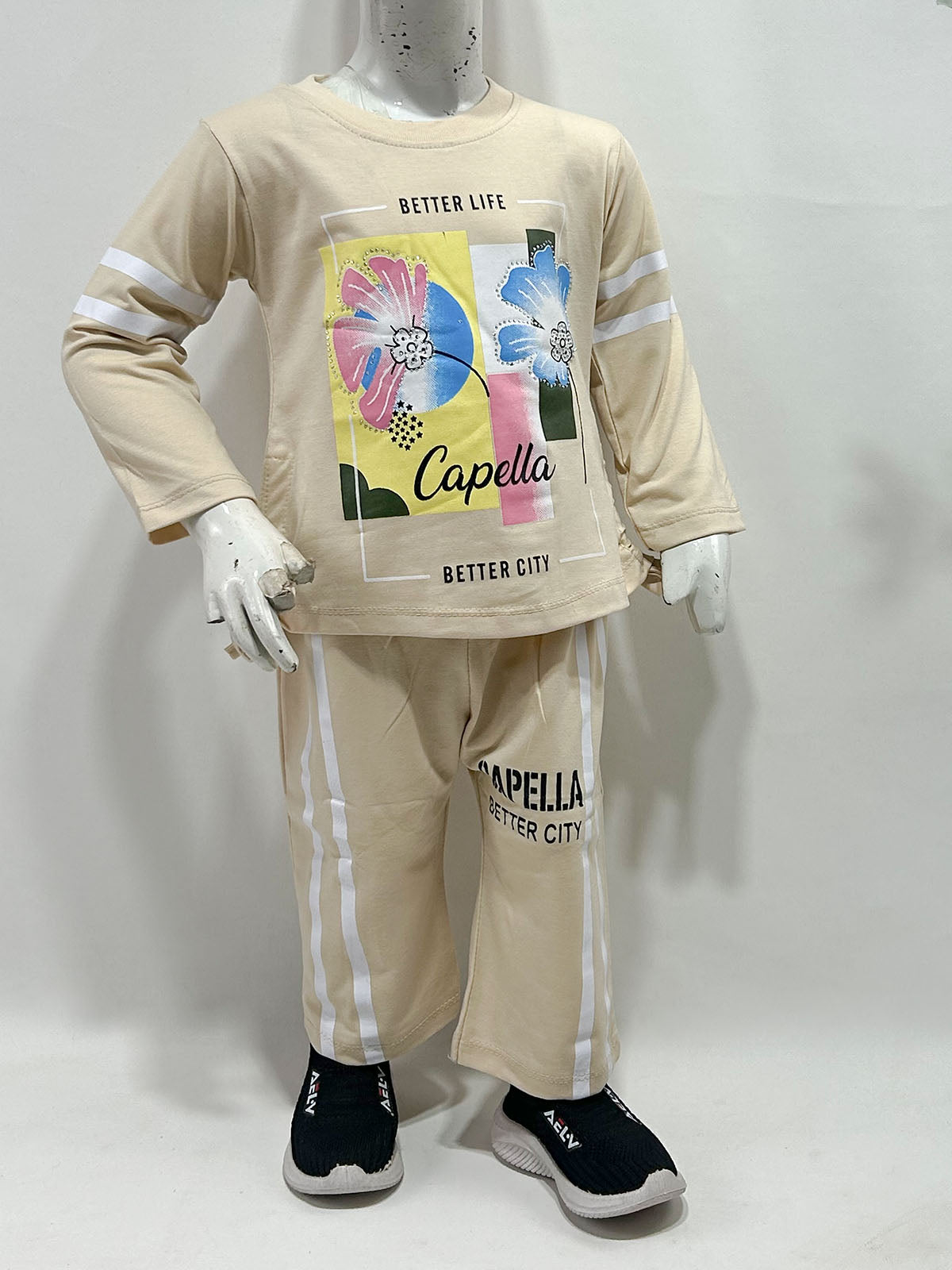 1Yr - 4Yrs Light Brown Capella Suit For Girls GS582