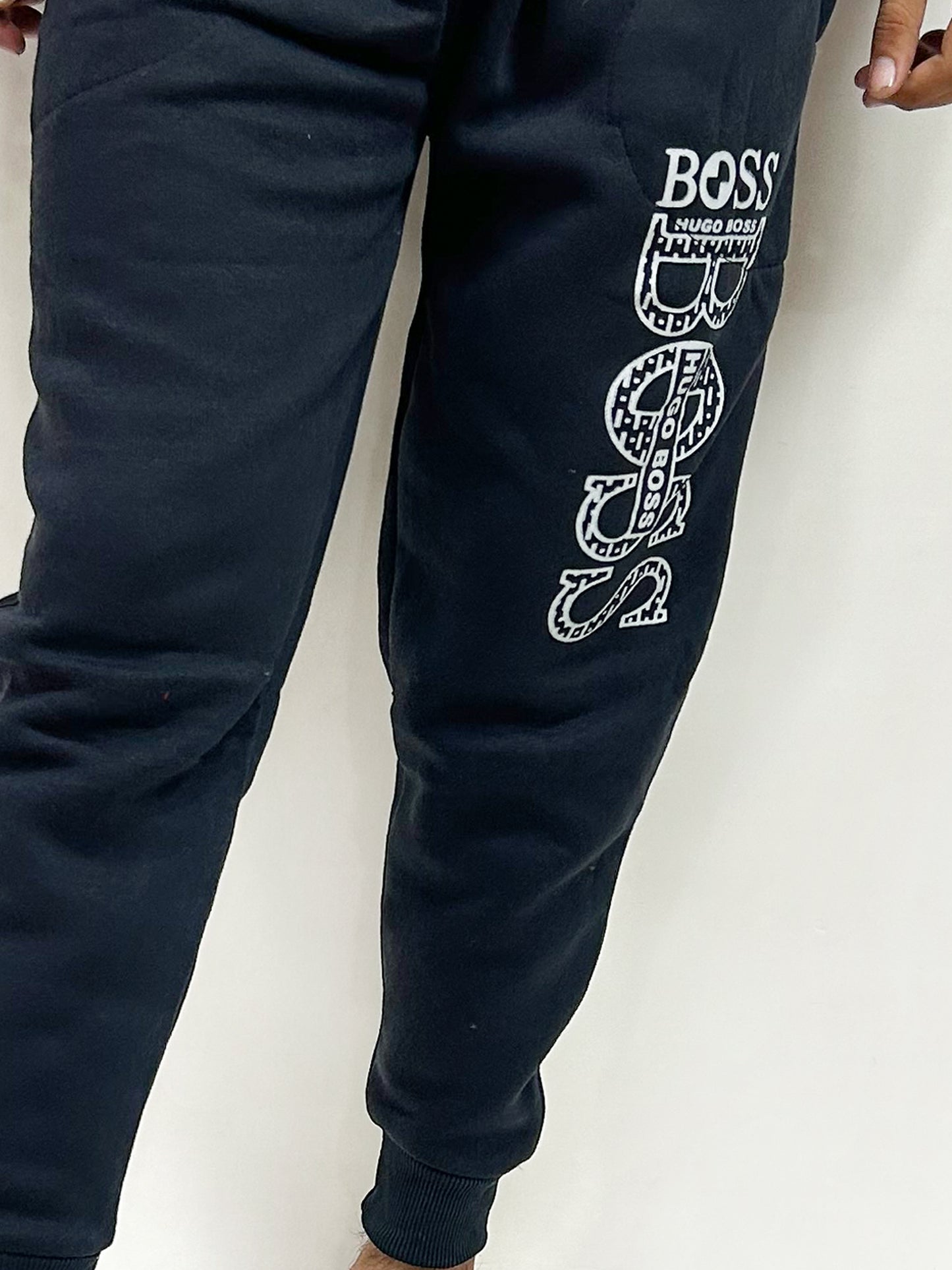 Navy Blue Boss Trouser For Men HG MT107