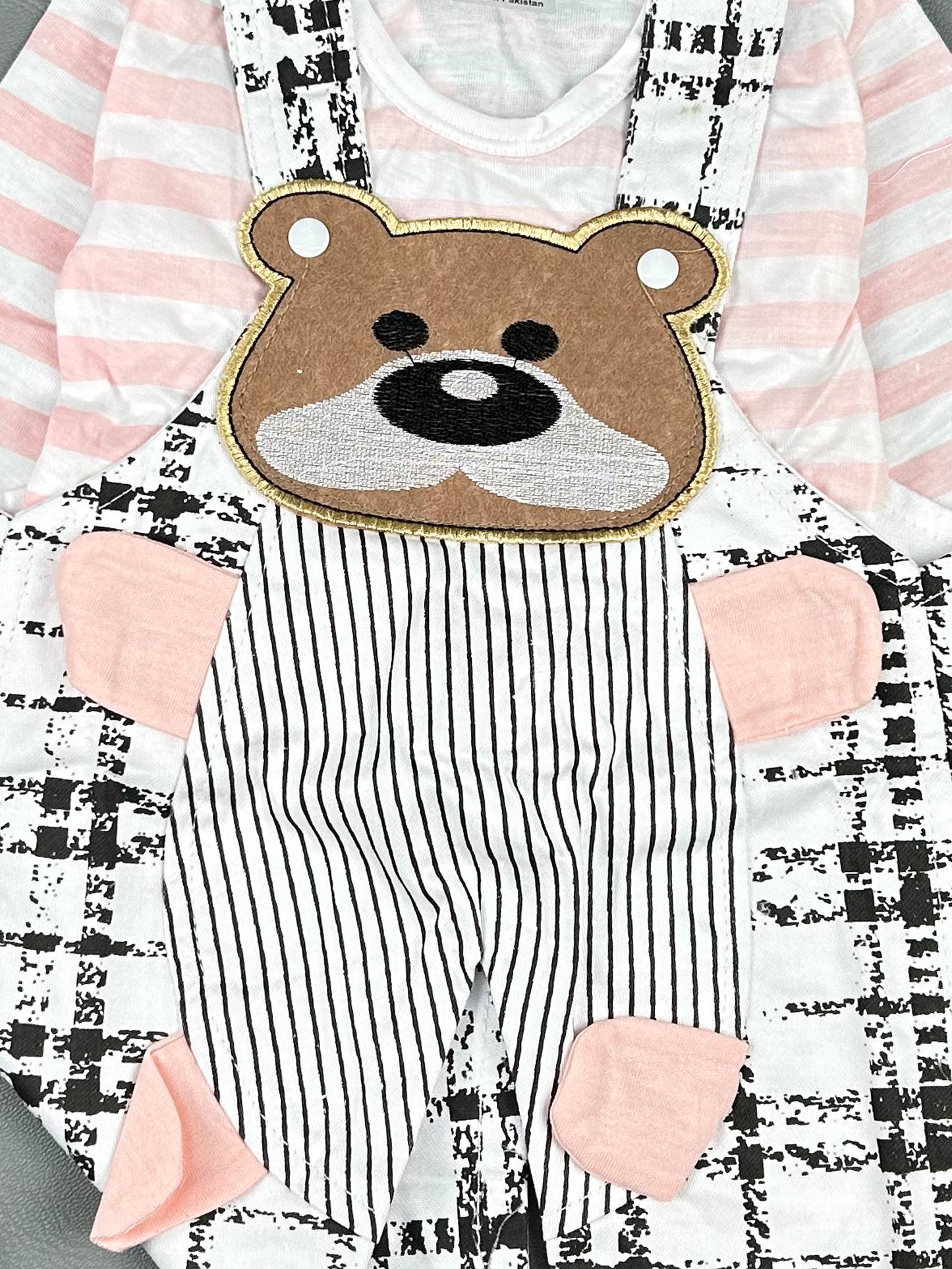 3Mth - 9Mth Bear Light Green Romper For Newborn HG NBR44