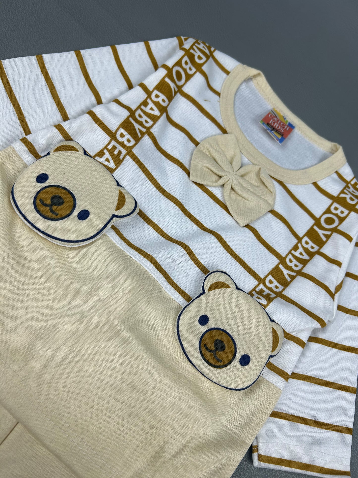 3Mth - 9Mth Light Yellow Bear Suit For Newborns HG NBS176