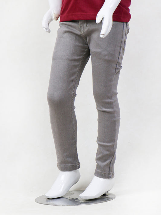 Boys Stretchable Denim Jeans 5Yrs - 15Yrs Light Grey