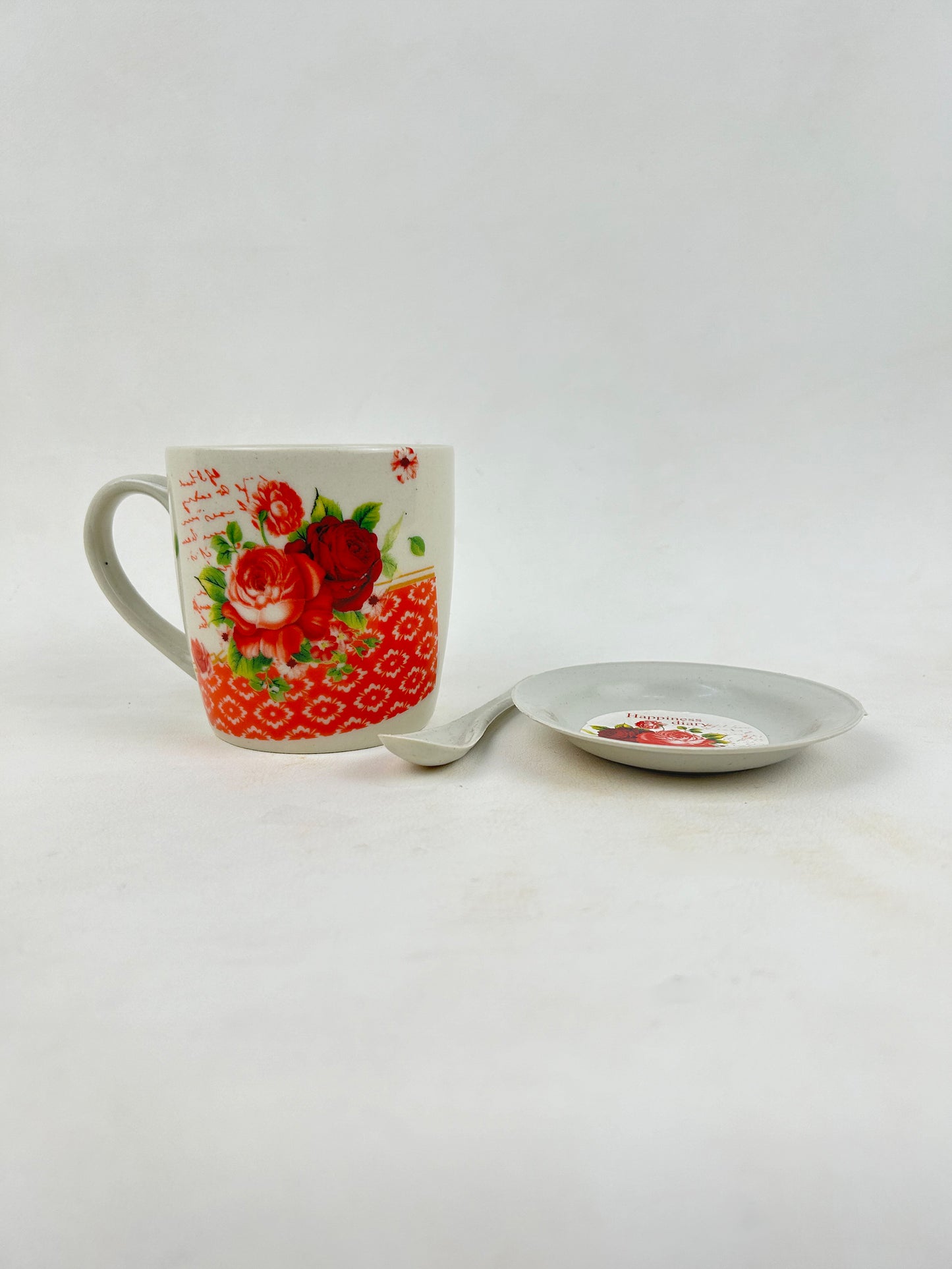 Coffee Mug with Spoon & Lid Set CM14