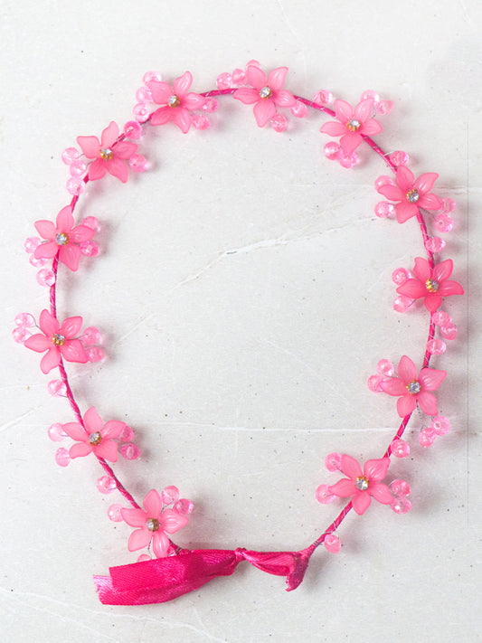 D Pink Hair Band For Girls GHB13