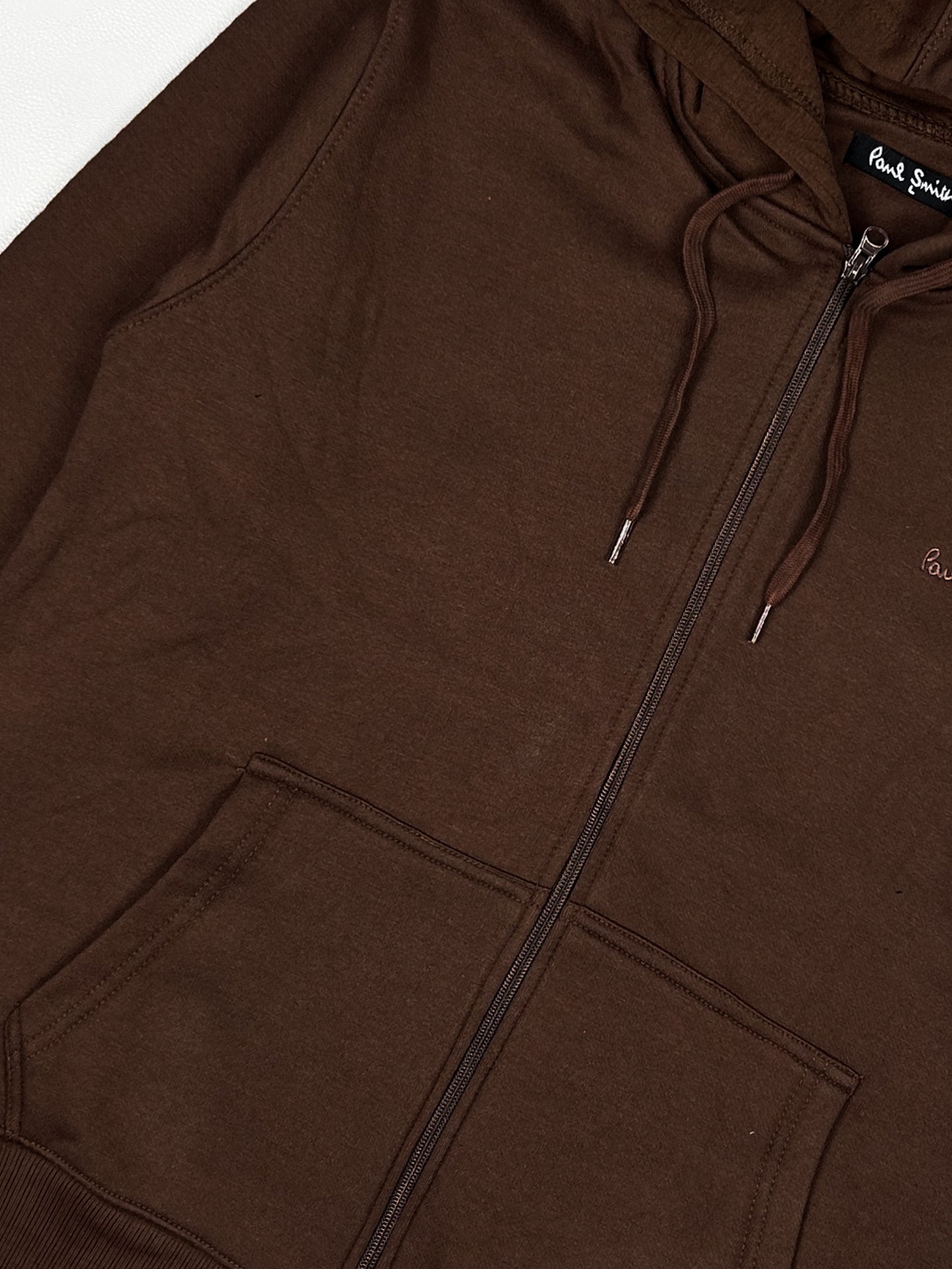 Dark Brown Zipper Hoodie For Men MH30