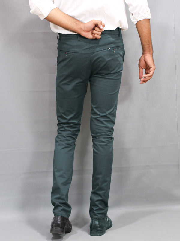 Dark Grey Cotton Chino Pant For Men MCP04