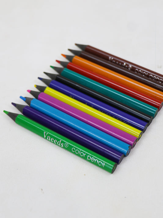 Vneeds Set of 12 Small Color Pencils