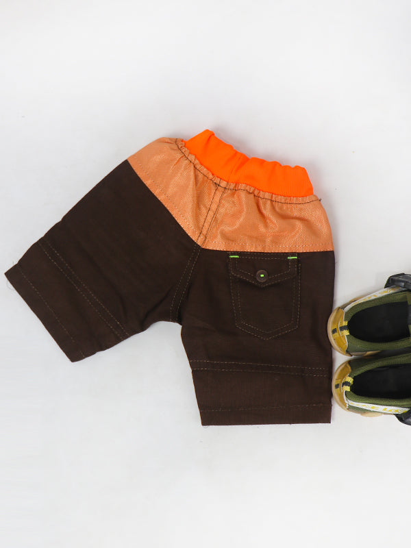 BCS04 BL Boys Cotton Short 1.5Yrs - 4Yrs Brown