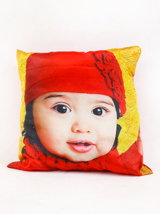 Kids Baby Square Pillow Red