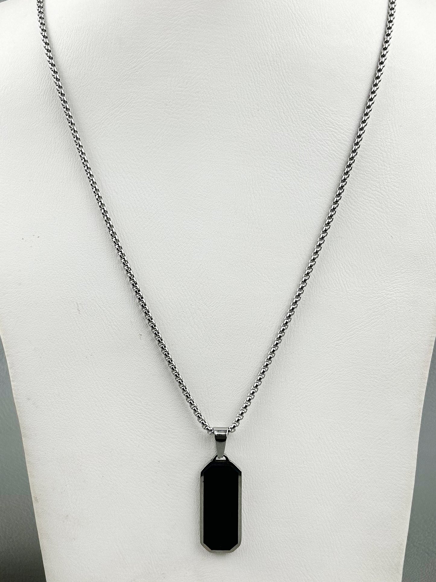 Silver Neck Chain With Pendant for Men MCN03