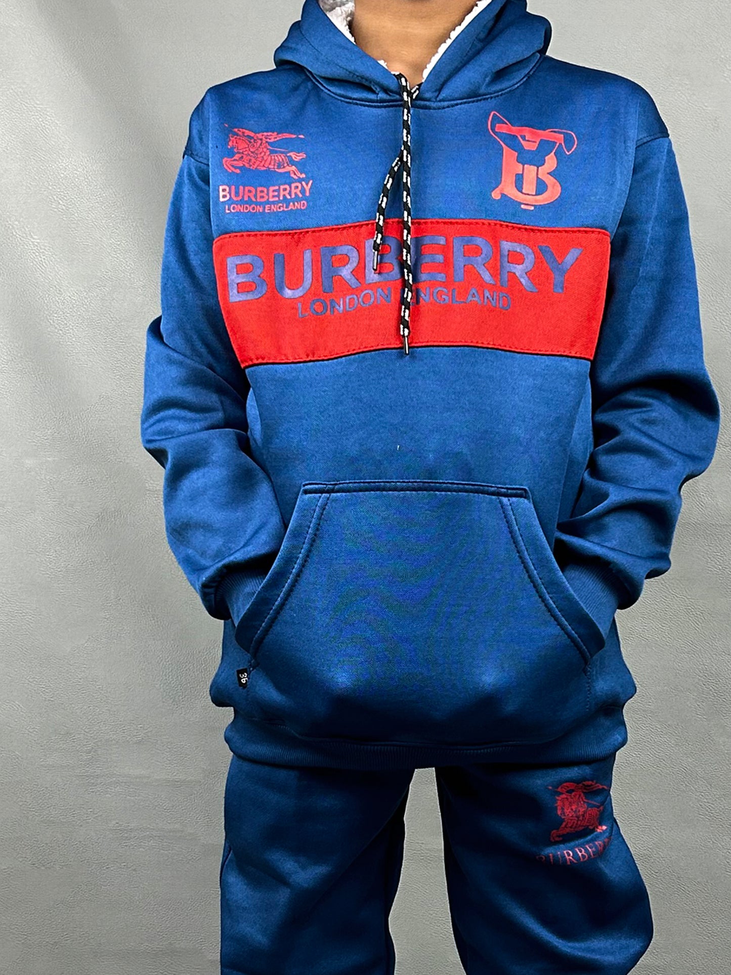 7Yr - 11Yrs Sea Blue Track Suit For Boys AH KTR37