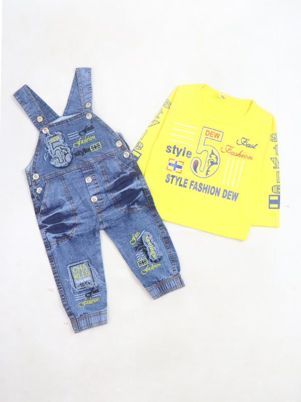 KR02 Kids Suit Romper 1Yrs-4Yrs Dew Yellow