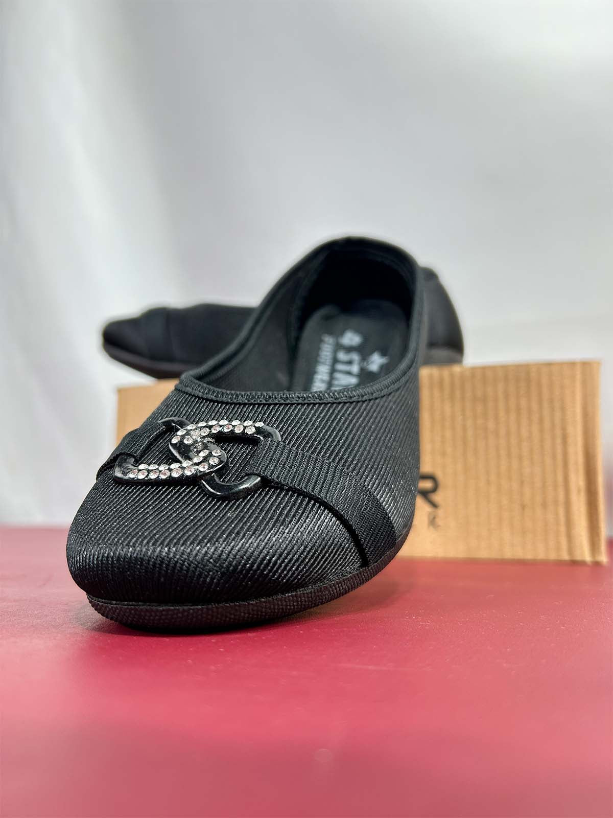 Black Casual Pumps For Women WP13