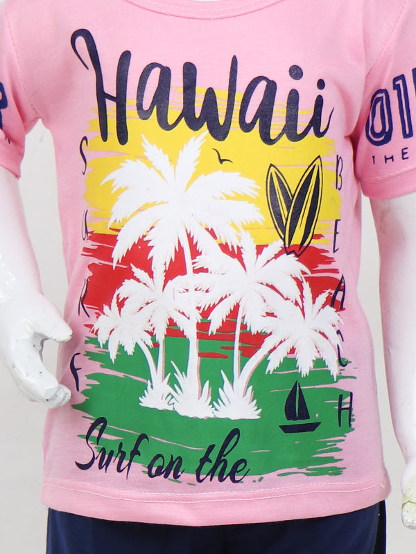 BS27 RG Kids Suit 1Yr - 4Yrs Hawaii Pink