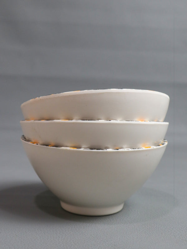 Pack Of 3 Small Melamine Bowl D-02