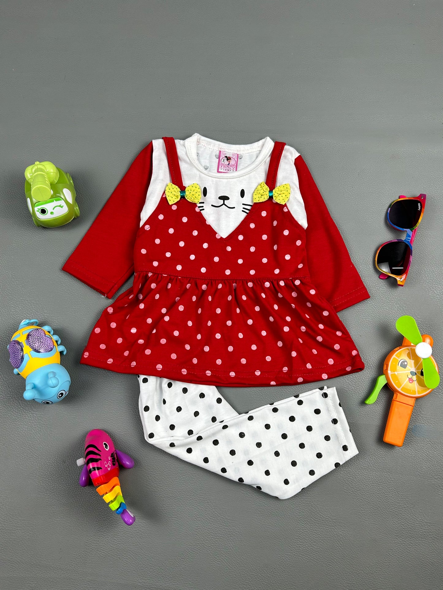 3Mth - 9Mth Red Baby Suit For Newborn NBS249