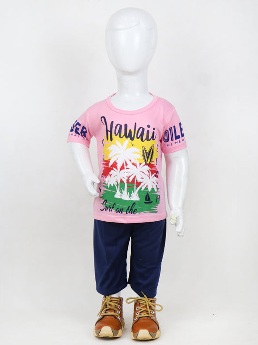 BS27 RG Kids Suit 1Yr - 4Yrs Hawaii Pink