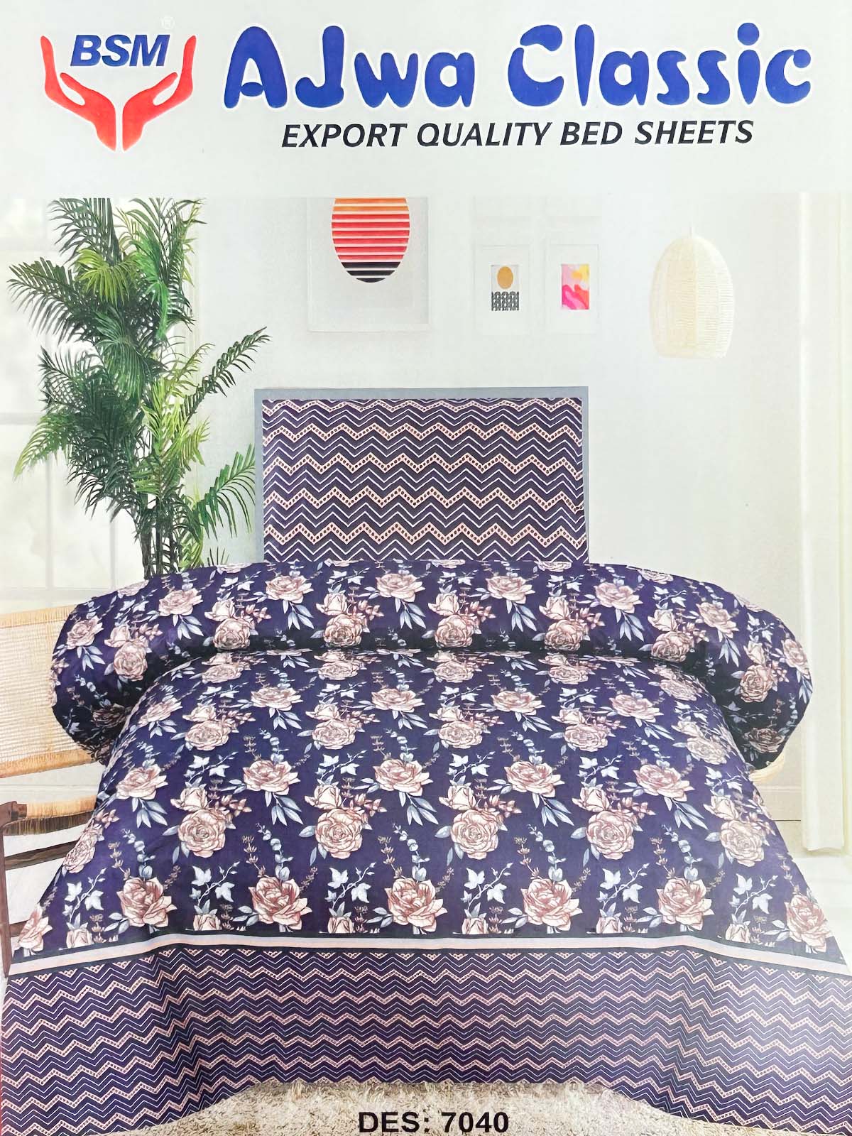 2Pc Single Bed Sheet BS131