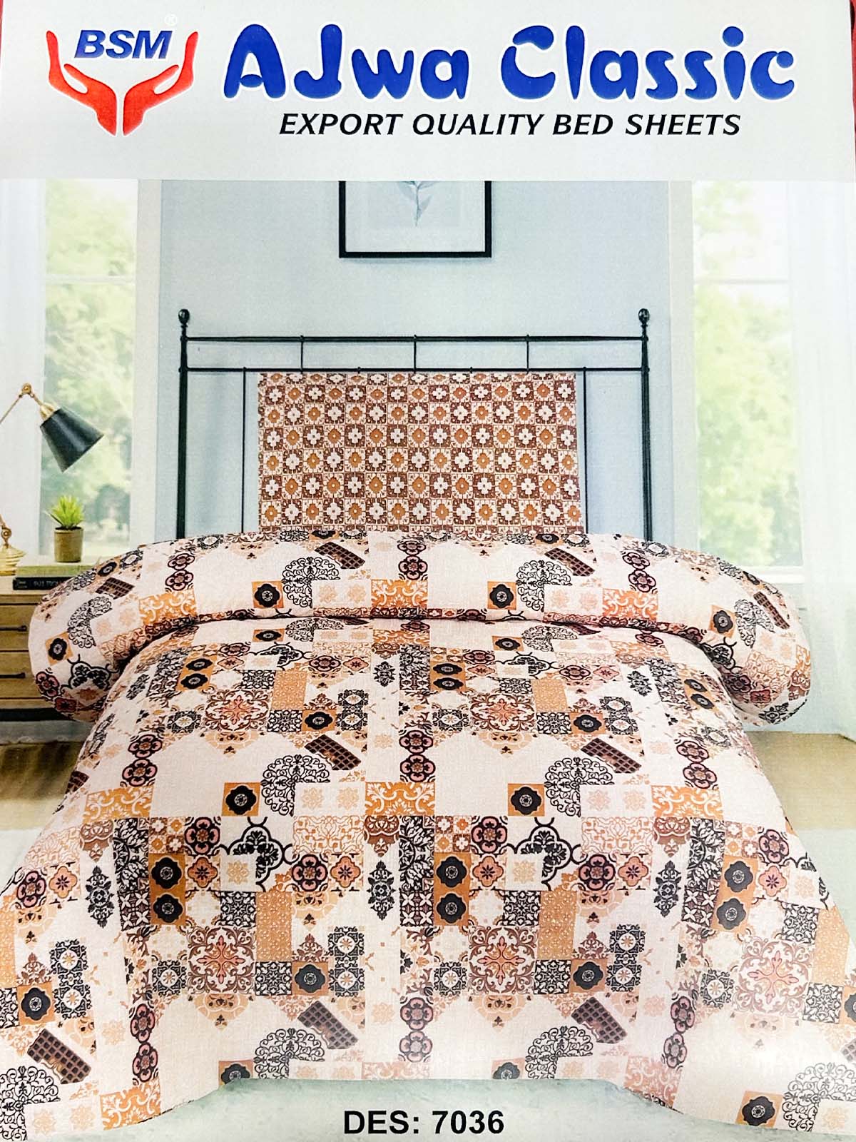 2Pc Single Bed Sheet BS134