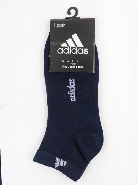 AD - Ankle Socks Plain Navy Blue 01