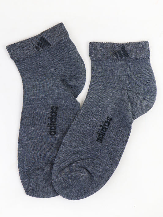 AD - Ankle Socks Plain Dark Gray 01