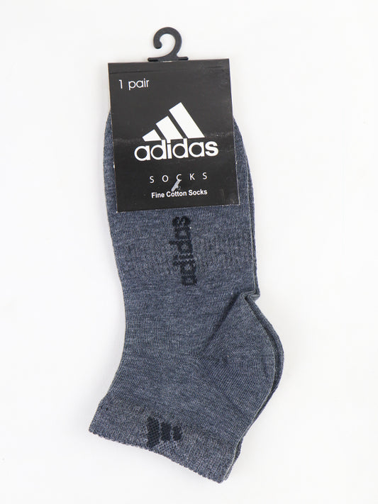 AD - Ankle Socks Plain Dark Gray 01