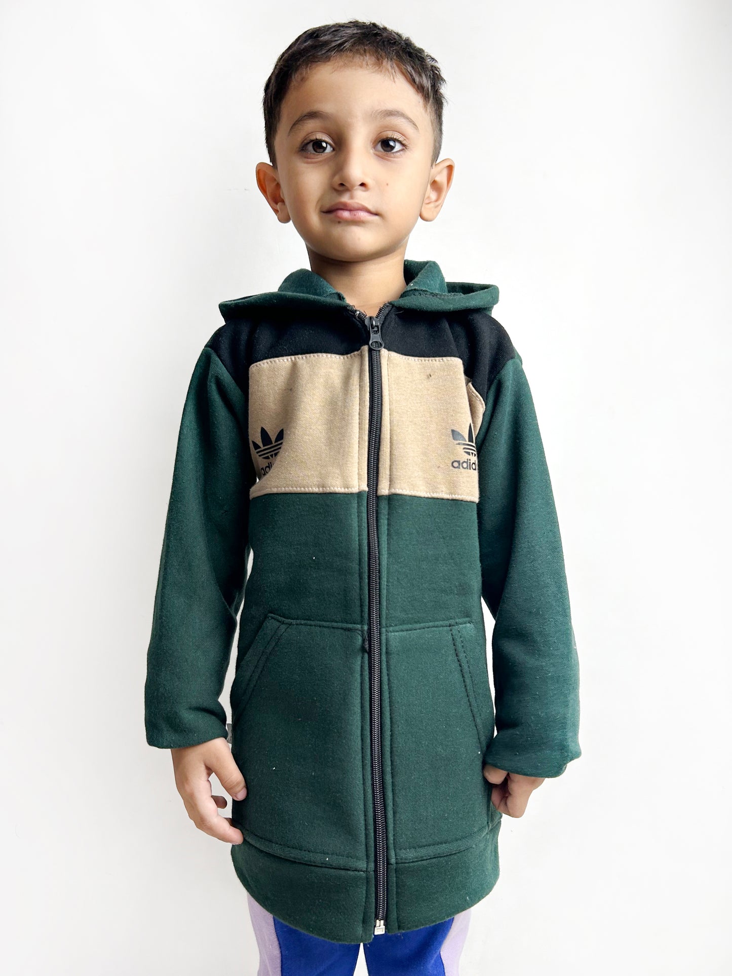 5Yr - 8Yrs Multidesign Dark Sea Green Upper For Kids KH35