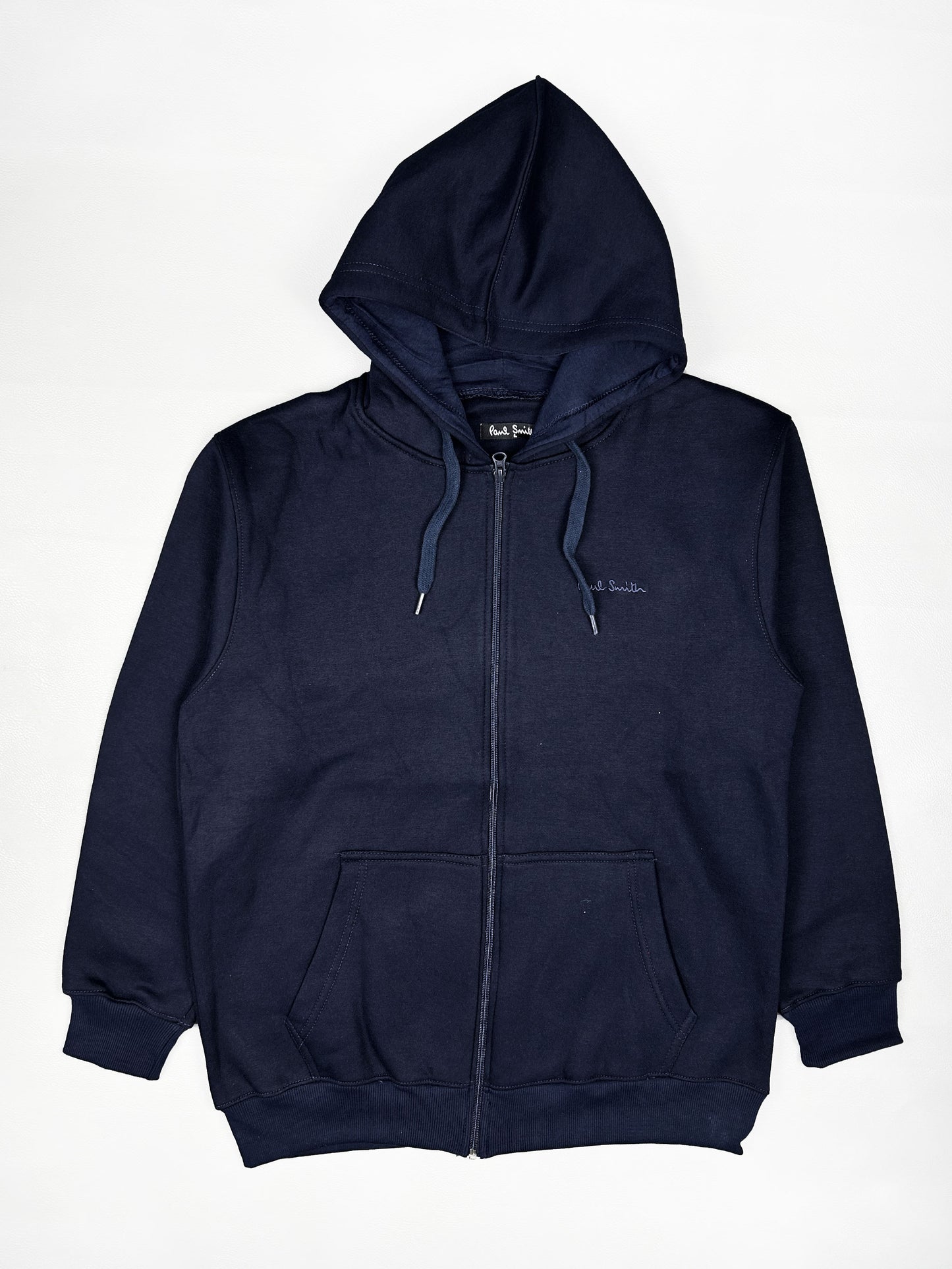 Navy Blue Zipper Hoodie For Men MH31