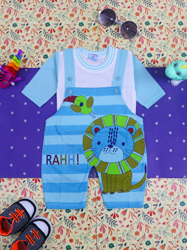 0Mth - 3Mth Rahh Blue Romper For Newborn HG NBR32