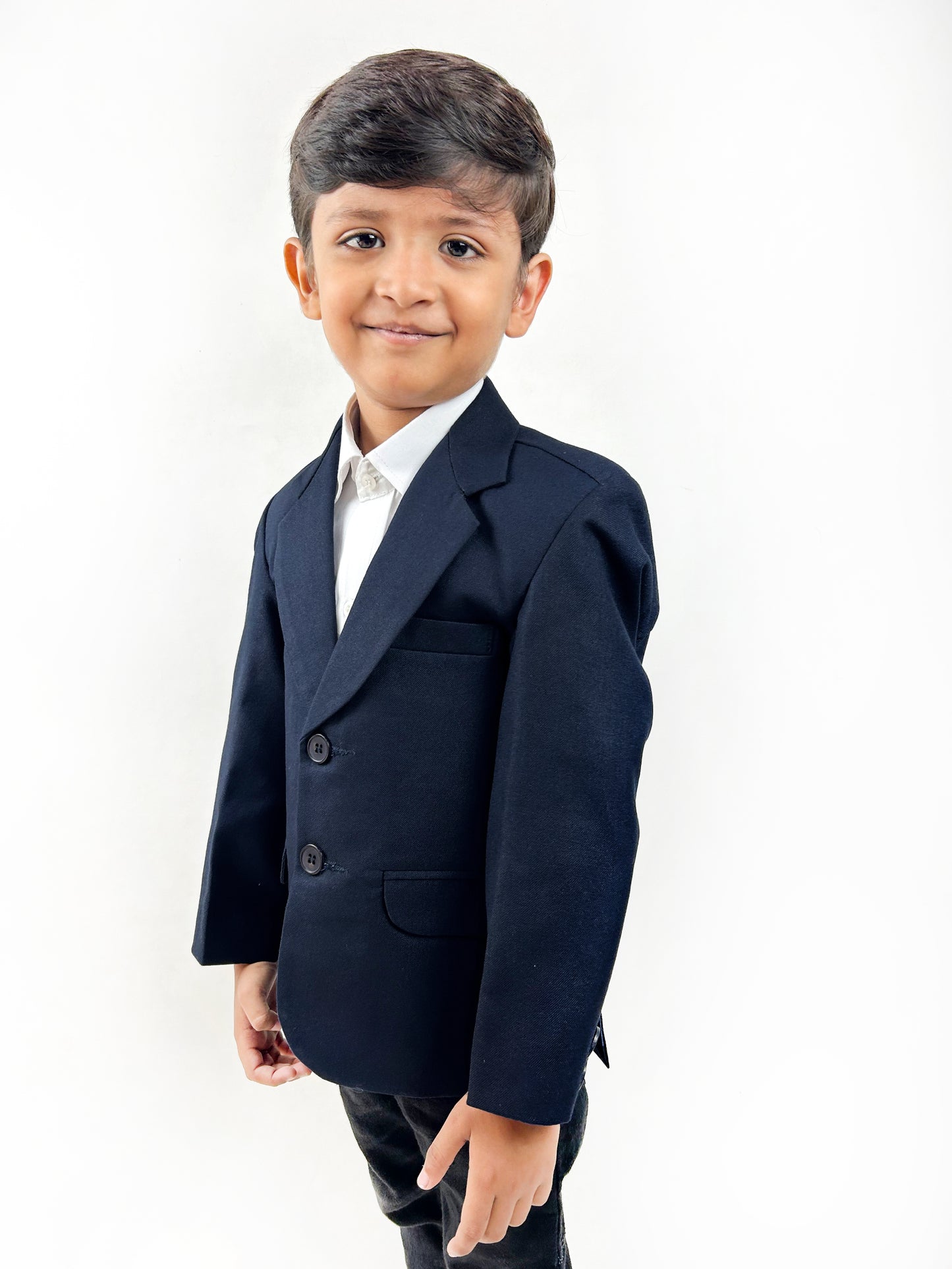 3Yrs - 7Yrs Navy Blue Casual Coat Blazer For Boys / School Uniform Blazer CB01