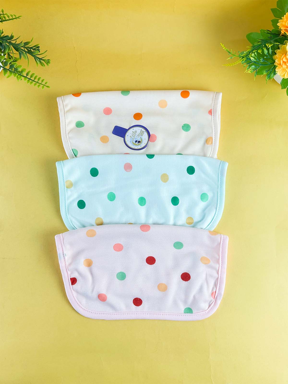 Pack Of 3 Face Towels/Napkins For Newborn D13