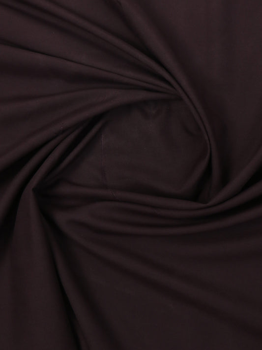 MUF02 Men's Unstitched Kameez Shalwar Fabric Dark Brown