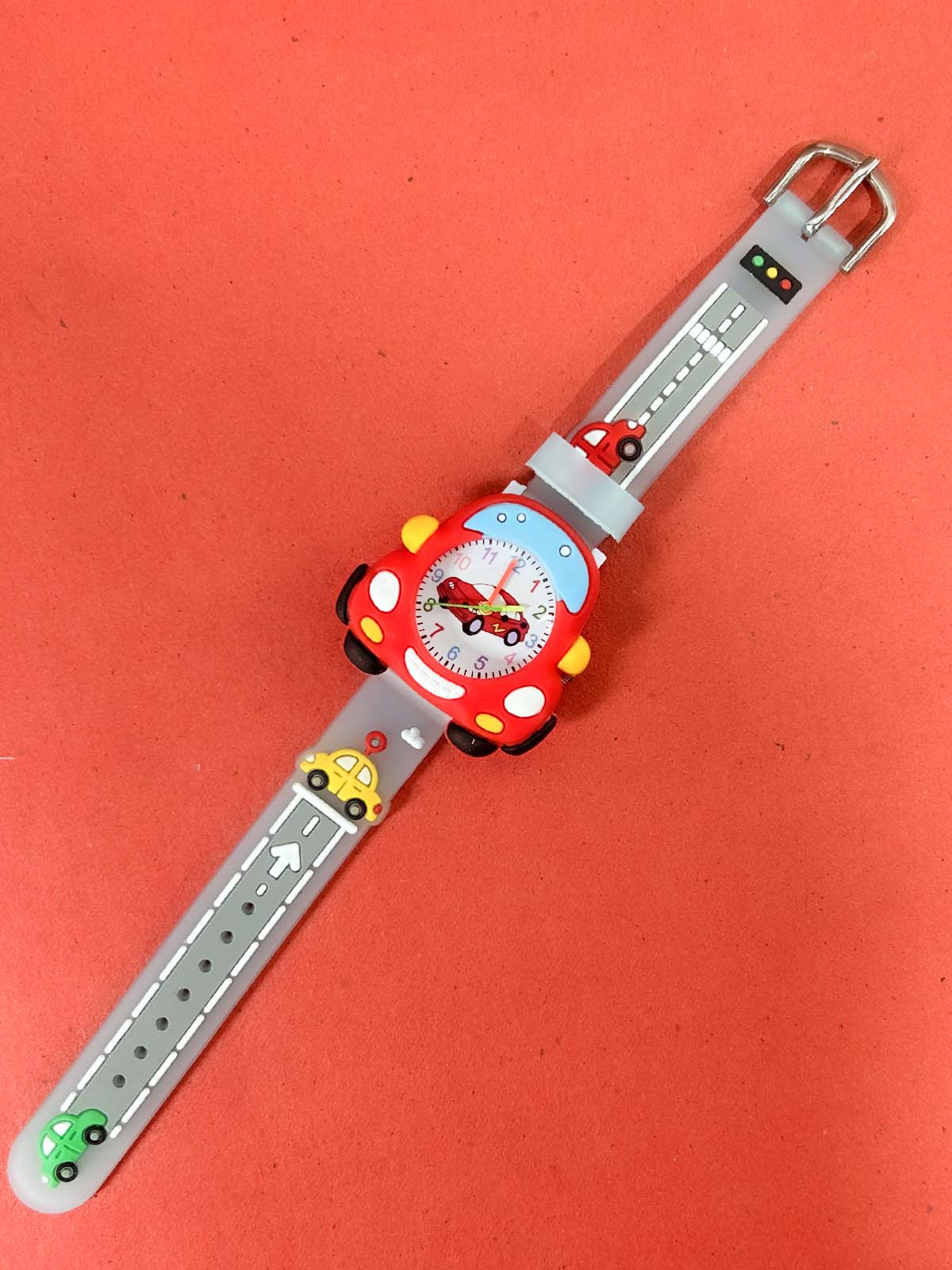 Red Wrist Watch For Boys KWW121