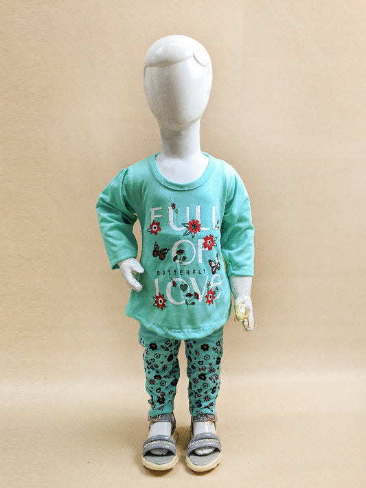 1Yr - 4Yrs Love Ferozi Suit For Girls RG GS74