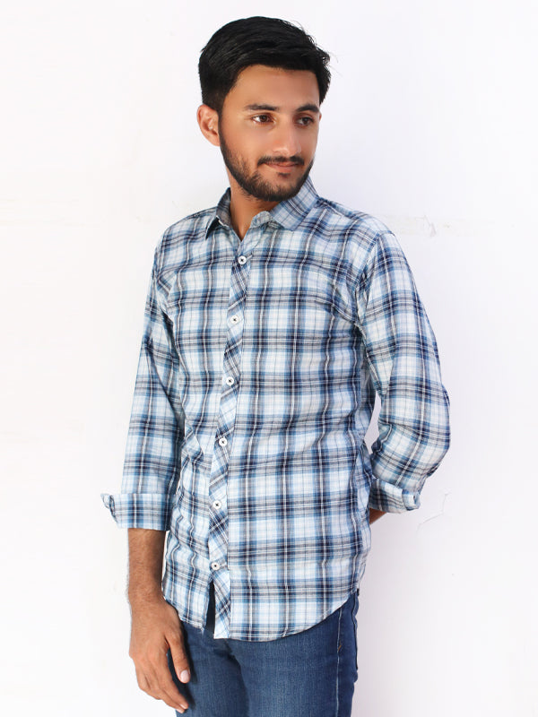 Ferozi Checks Casual Shirt For Men AZ MCS26