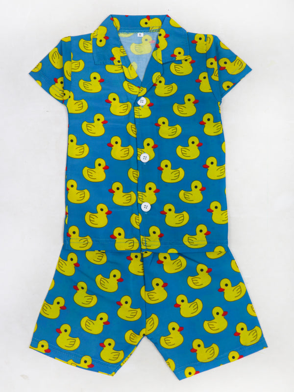 BS51 M Kids Suit 1Yrs - 4Yrs Duck Sea Blue