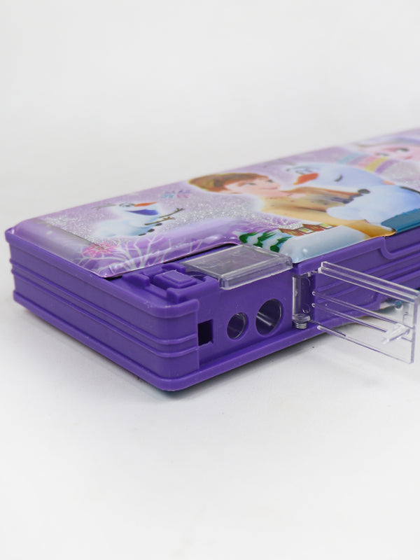 PB16 Pencil Box with 2 Sharpeners For Kids Purple