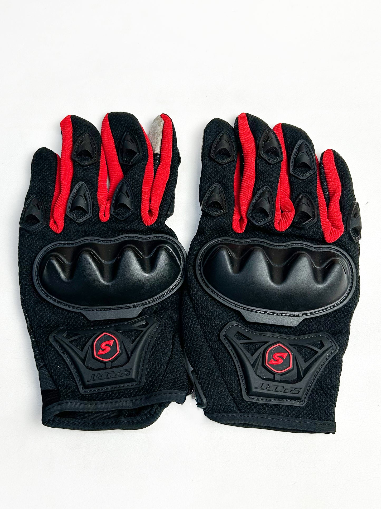 Red Winter Gloves For Men / Full Finger Gloves / Bike Gloves for Men MG07