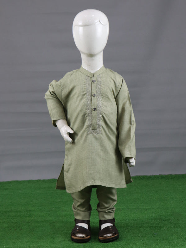 BKP15 AM Boys Kurta Pajama 2Yrs - 14Yrs Green