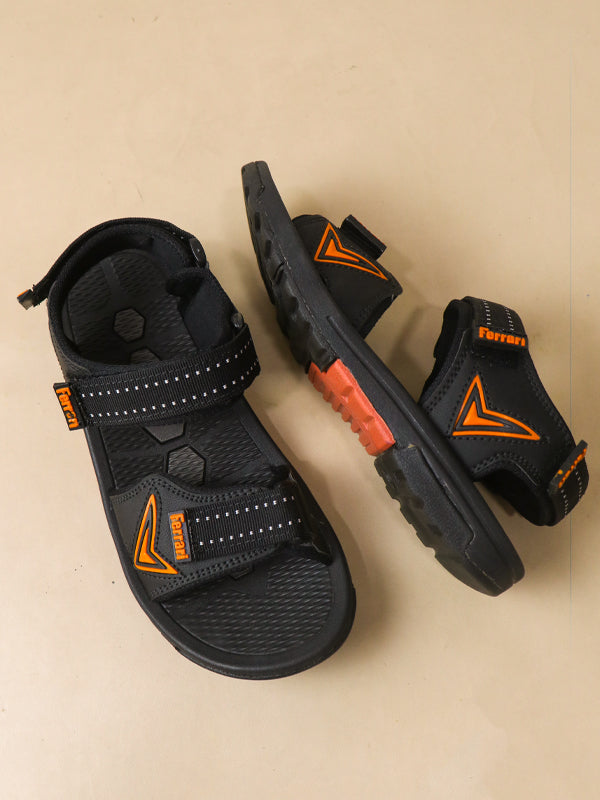 Black Casual Sandal For Mens SC MK34