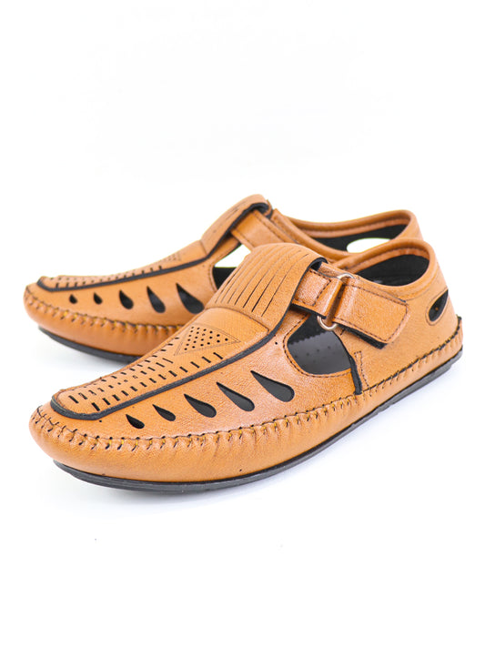 SC Shoes For Men Camel Brown Design # 54-55