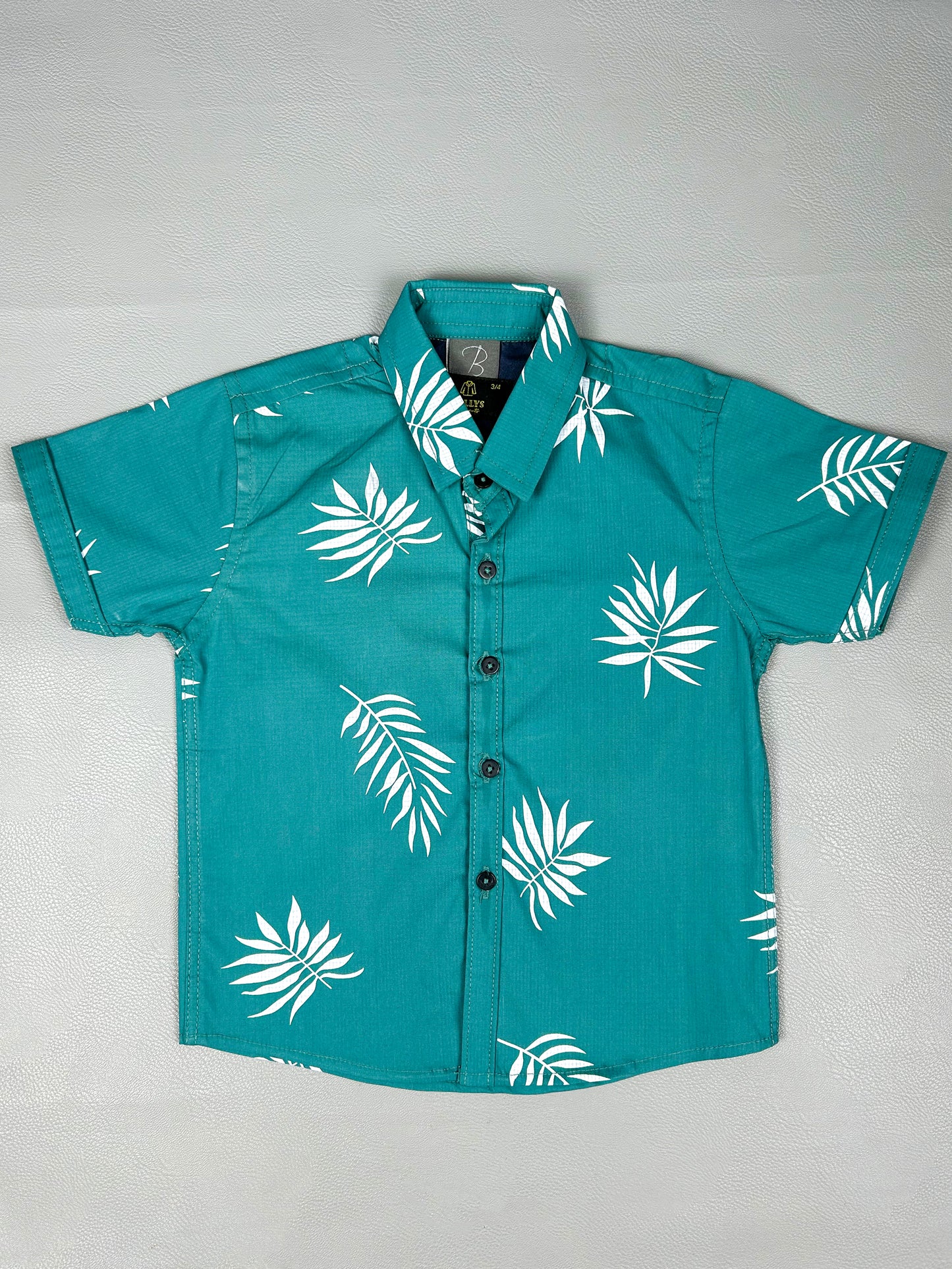 4Yrs - 8Yrs Light Sea Green Casual Shirt for Boys BCS46