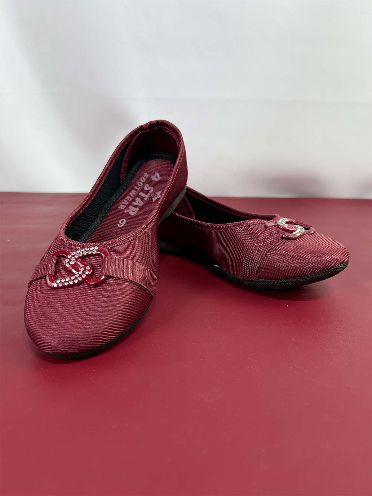 Maroon Casual Pumps For Women WP14