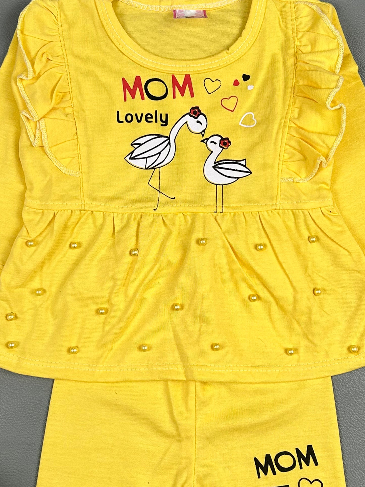 3Mth - 9Mth Lovely Yellow Baby Suit For Newborn NBS253