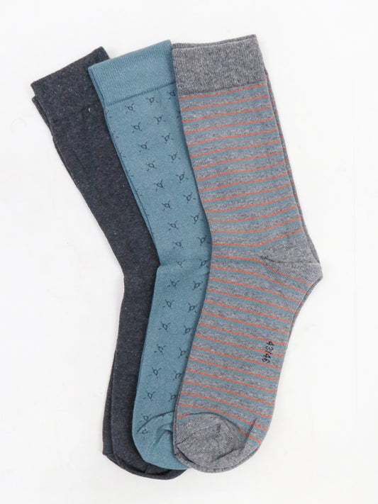 TH - Pack Of 3 Socks for Men - Multicolor